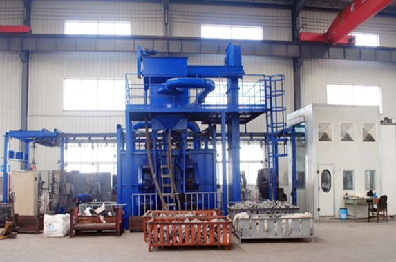 懸鏈步進式拋丸機Q485